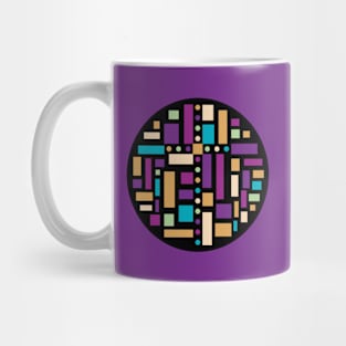 Stained Glass Window Circles 31 Mug